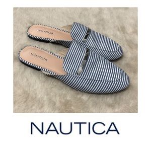 Like New! Nautica Labella Mules Slipon Flats, sz 8